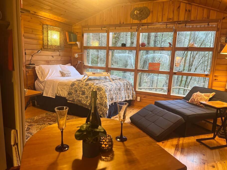 Private Mtn Love Shack W/ Fast Wifi, Bbq & View แฟรงคลิน ภายนอก รูปภาพ