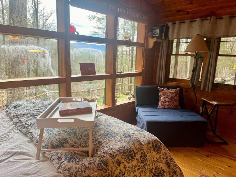 Private Mtn Love Shack W/ Fast Wifi, Bbq & View แฟรงคลิน ภายนอก รูปภาพ