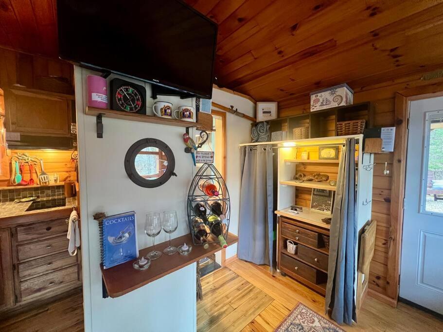 Private Mtn Love Shack W/ Fast Wifi, Bbq & View แฟรงคลิน ภายนอก รูปภาพ